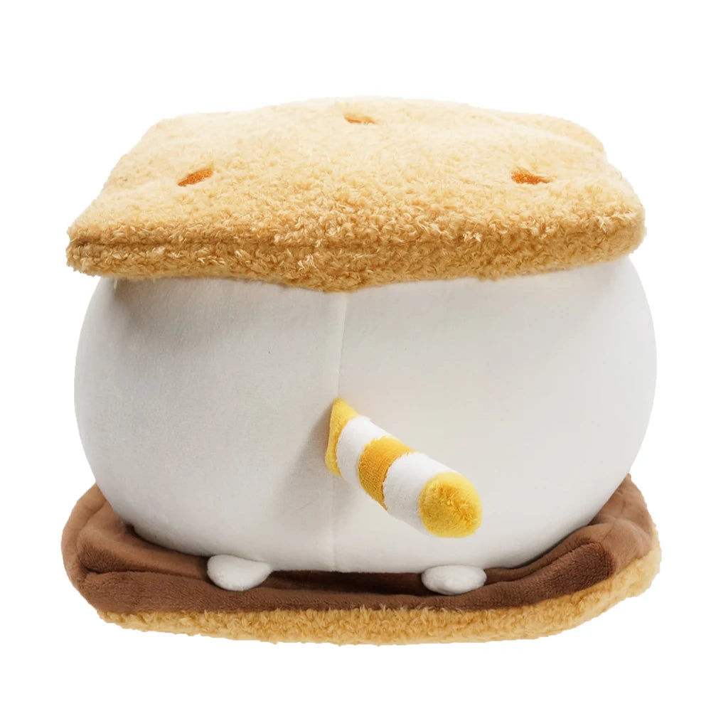 S’mores plush pillow