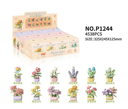 Flower Succulents Building Blocks