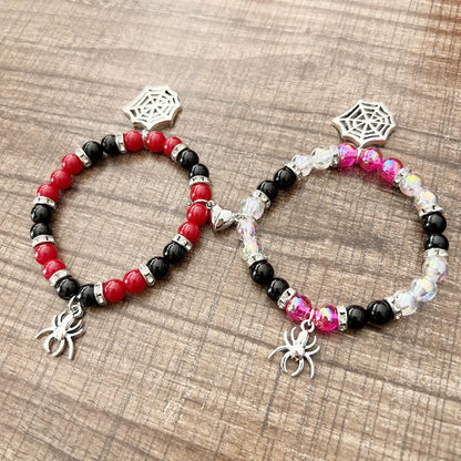 Matching magnet Spider Bracelets