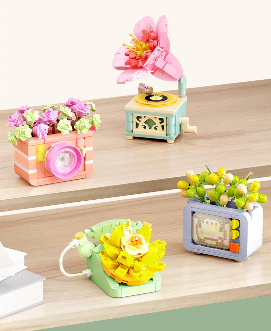 Flower Succulent Building Blocks